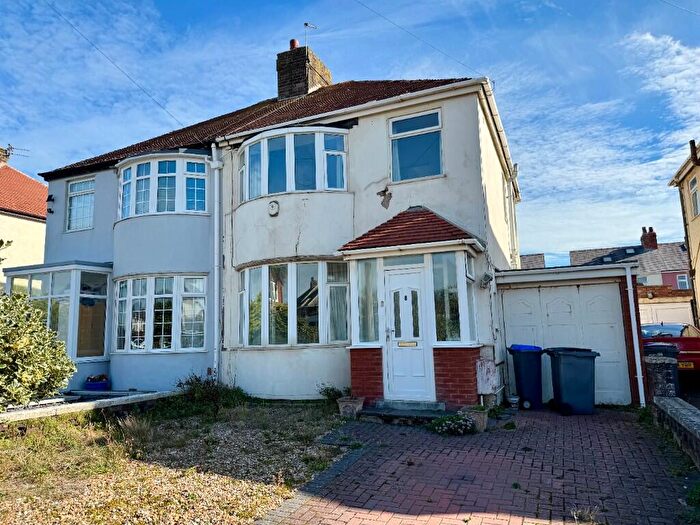 3 Bedroom Semi-Detached House For Sale In Alderley Avenue, Blackpool, Lancashire, FY4