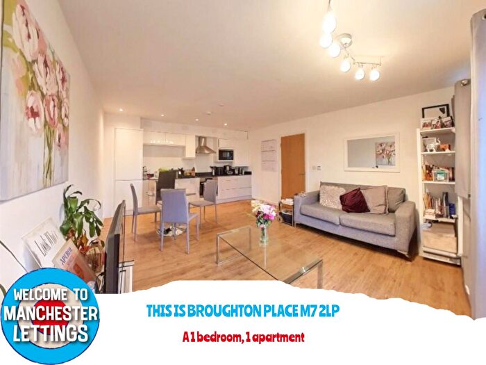 1 Bedroom Apartment To Rent In Broughton Place Salford, Greater Manchester, M7