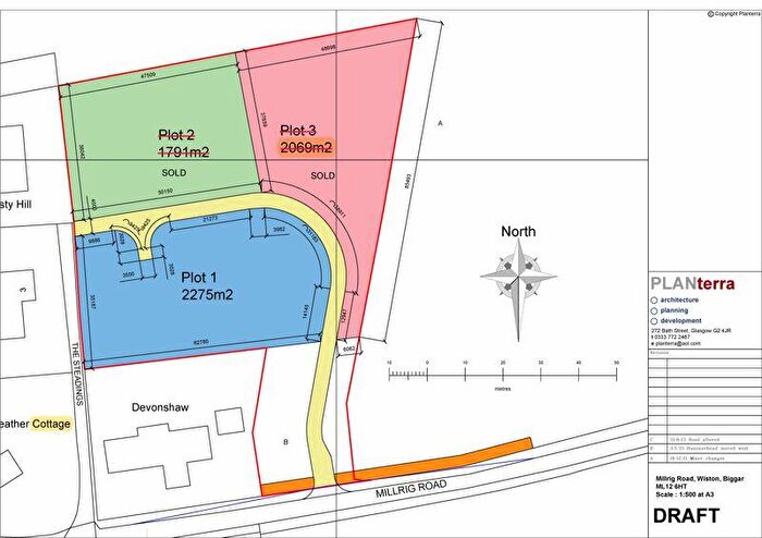 Land For Sale In Plot Millrig Road, Serviced Building Plot, Wiston, Biggar, ML12