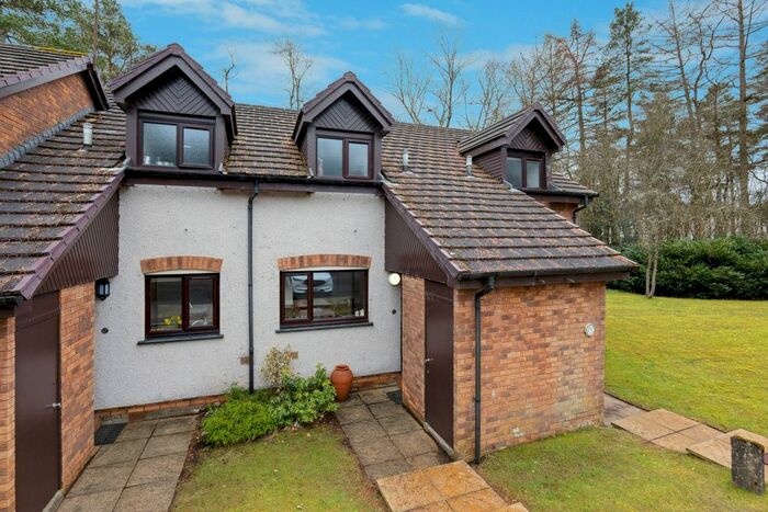 1 Bedroom Terraced House For Sale In Dunbar Court, Auchterarder, Perthshire, PH3