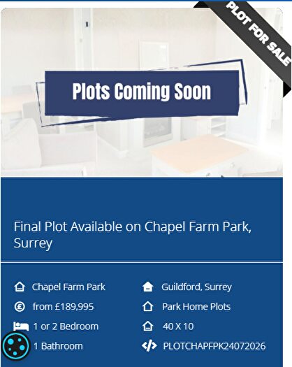 2 Bedroom Park Home For Sale In Chapel Farm Mobile Home Park, Guildford Road, Normandy, Guildford, GU3