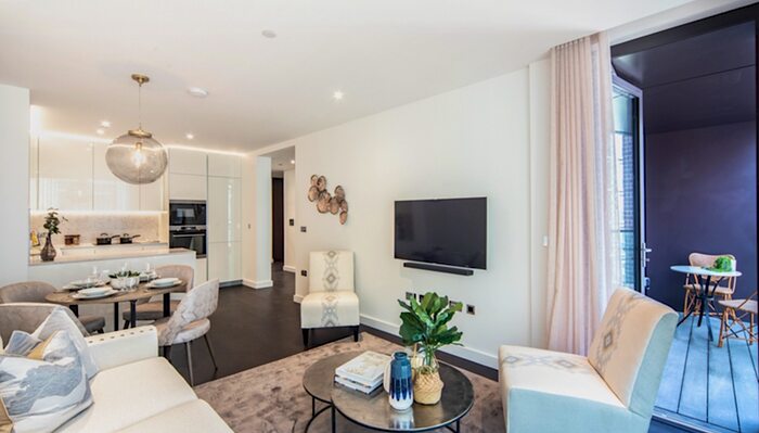 2 Bedroom Flat To Rent In Thornes House, The Residence, Nine Elms, London, SW11