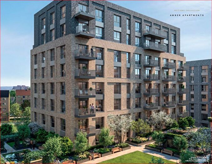 1 Bedroom Flat To Rent In Azure Apartments, Dragonfly Walk, N4