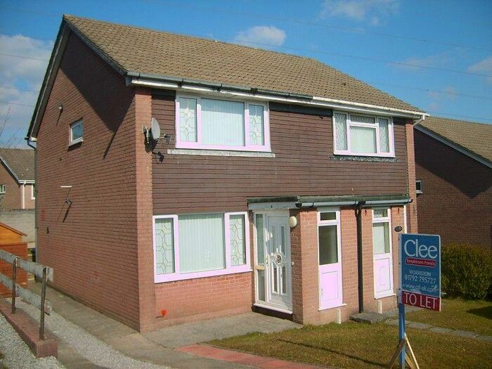 2 Bedroom Semi-Detached House To Rent In Heol Treffynnon, Morriston, Swansea., SA6