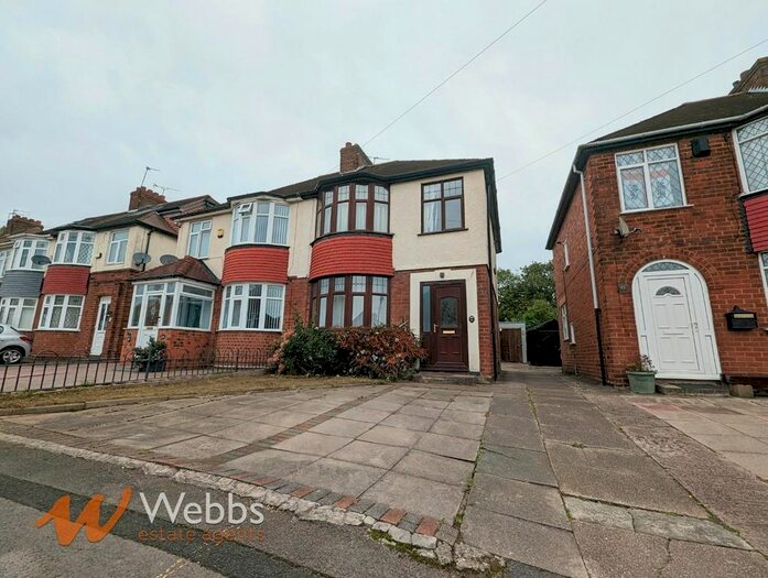 3 Bedroom Semi-Detached House To Rent In Wrexham Avenue, Walsall, WS2
