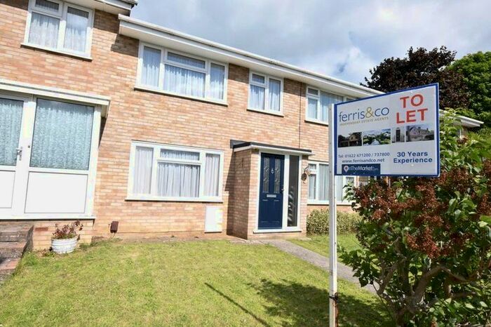 3 Bedroom Terraced House To Rent In Newenden Close, Vinters Park, Maidstone, ME14