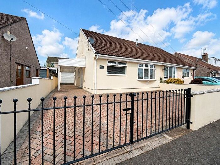 2 Bedroom Semi-Detached Bungalow For Sale In Heol Ddeusant, Beddau, Pontypridd, Rhondda Cynon Taff., CF38