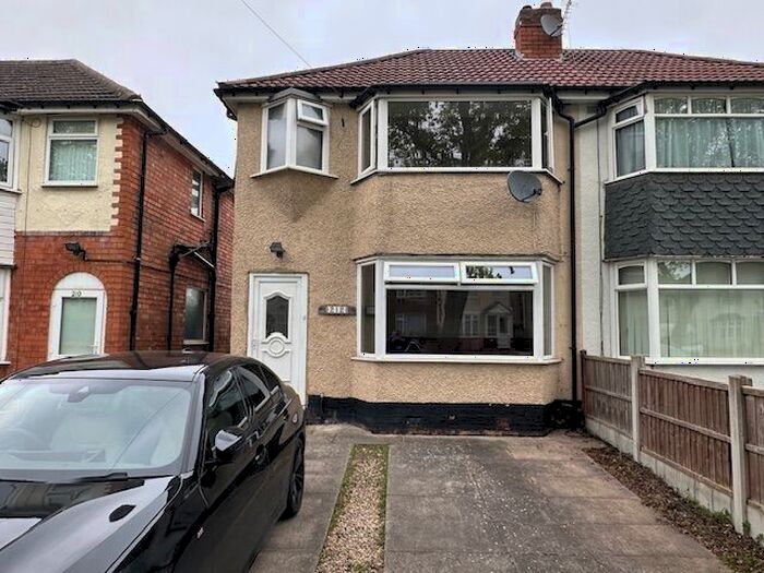 2 Bedroom Semi-Detached House To Rent In Cranes Park Road, Birmingham, B26