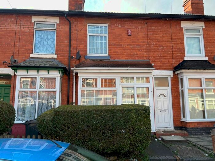 3 Bedroom Terraced House To Rent In Solihull Road, Sparkhill, Birmingham, B11