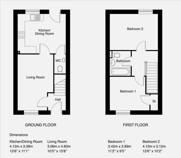2 Bedroom Semi-Detached House For Sale In Upton Street, Shelford Road, Radcliffe On Trent, Nottingham, NG12
