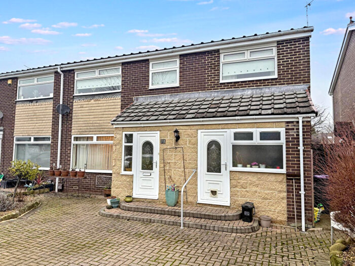 3 Bedroom Semi Detached House For Sale In Towers Close, Bedlington, Northumberland, NE22