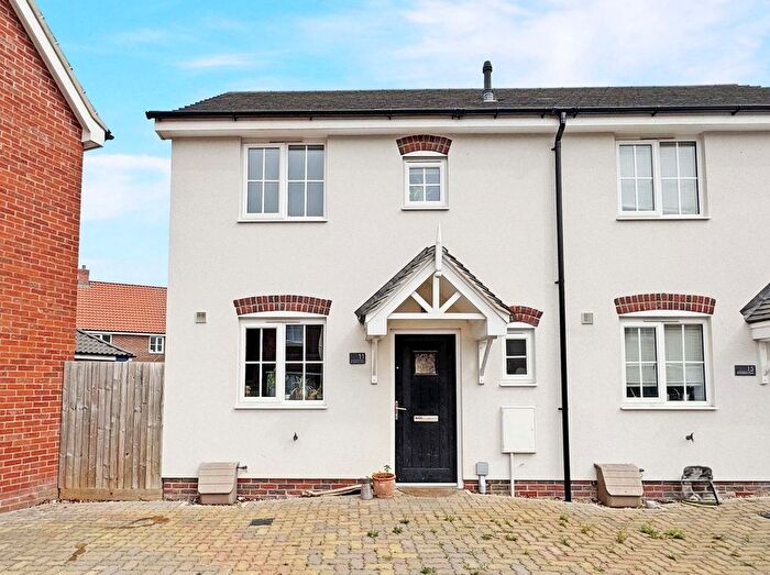 2 Bedroom Semi-detached House For Sale In St Andrews Close, Alresford, Colchester, CO7