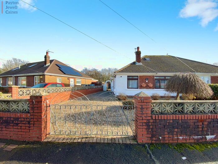 2 Bedroom Semi-Detached Bungalow For Sale In Felindre Avenue, Pencoed, Bridgend County., CF35