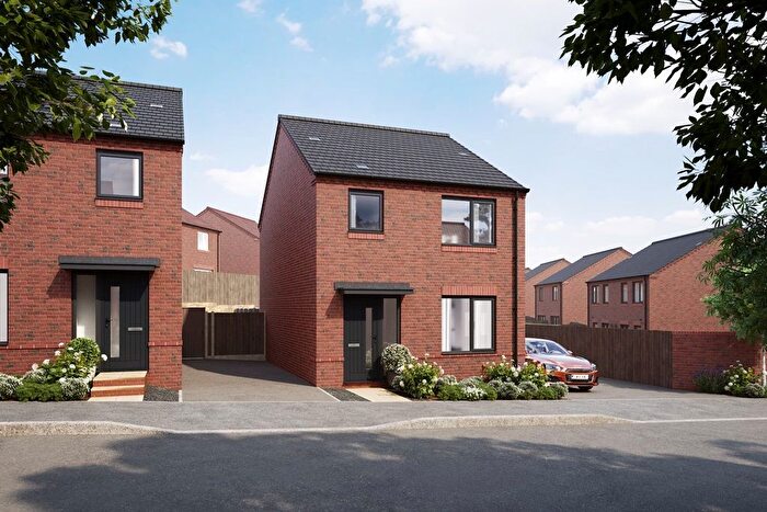 3 Bedroom Detached House For Sale In "The Eynsford - Plot " At Rockcliffe Close, Church Gresley, Swadlincote, DE11