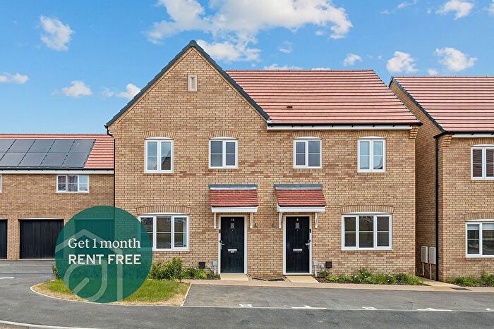 3 Bedroom Semi-Detached House To Rent In Leaf Living At The Atrium, Overstone, Northamptonshire, Overstone, Northampton, NN6