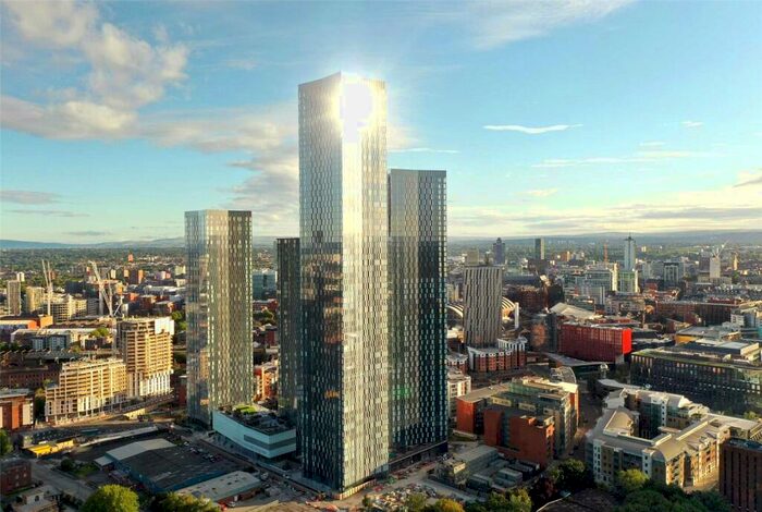 2 Bedroom Apartment To Rent In East Tower Deansgate Square, Owen Street, Manchester, M15