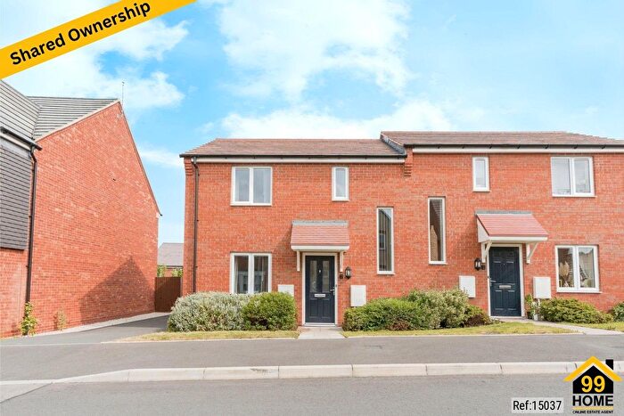 2 Bedroom Semi-Detached House For Sale In Gresley Way, Droitwich, Worcestershire, WR9