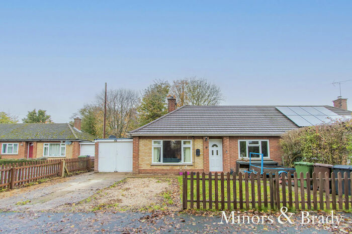 2 Bedroom Semi-Detached Bungalow For Sale In Station Drive, Great Fransham, NR19