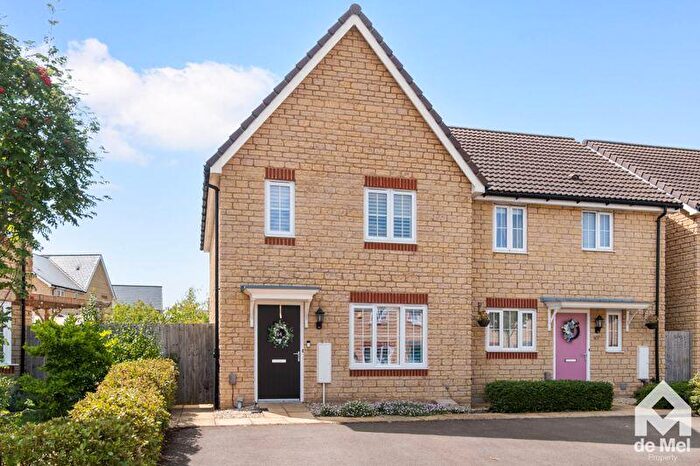 2 Bedroom Semi-Detached House For Sale In Mirabelle Road, Bishops Cleeve, GL52