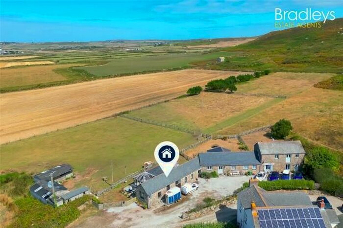 3 Bedroom Semi-Detached House For Sale In Near Sennen, Penzance, Cornwall, TR19