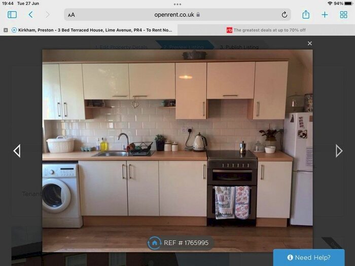 3 Bedroom Terraced House To Rent In Catherine Street, Wesham, Preston, PR4