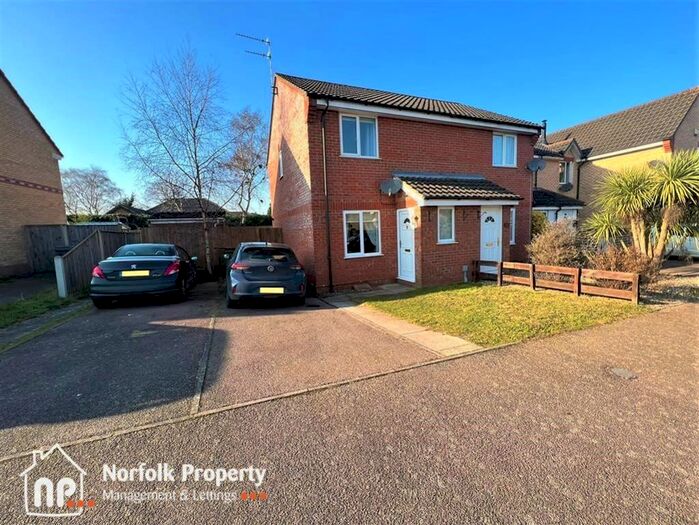 2 Bedroom Semi-Detached House To Rent In Old Warren, Taverham, Norwich, NR8