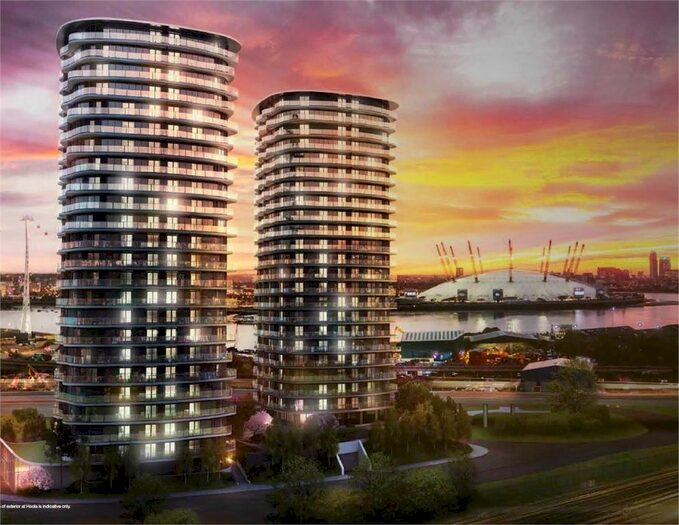 2 Bedroom Flat To Rent In Hoola, East Tower, Royal Docks, E16