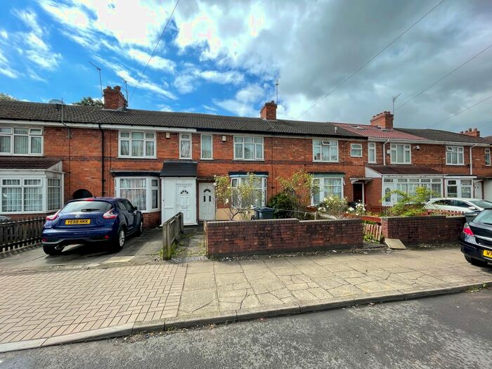 3 Bedroom Terraced House To Rent In Burlington Road, Birmingham, B10