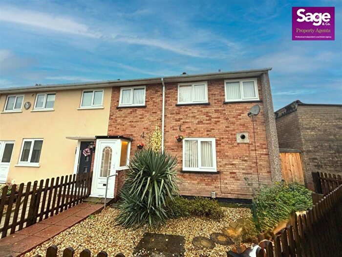 2 Bedroom End Of Terrace House For Sale In Wordsworth Close, Cwmbran, NP44