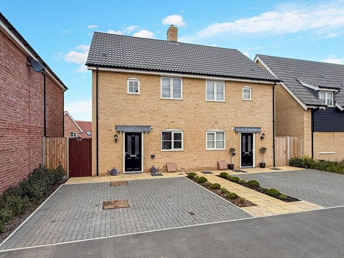 2 Bedroom Semi-Detached House For Sale In Observers Road, Wickham Market, Woodbridge, IP13