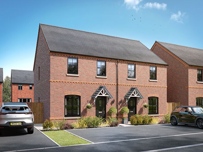 3 Bedroom Semi Detached House For Sale In "The Sandbanks" At Cricket Lane, Lichfield, WS14