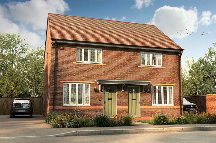 2 Bedroom Semi Detached House For Sale In "The Drake" At Scalford Road, Melton Mowbray, LE13
