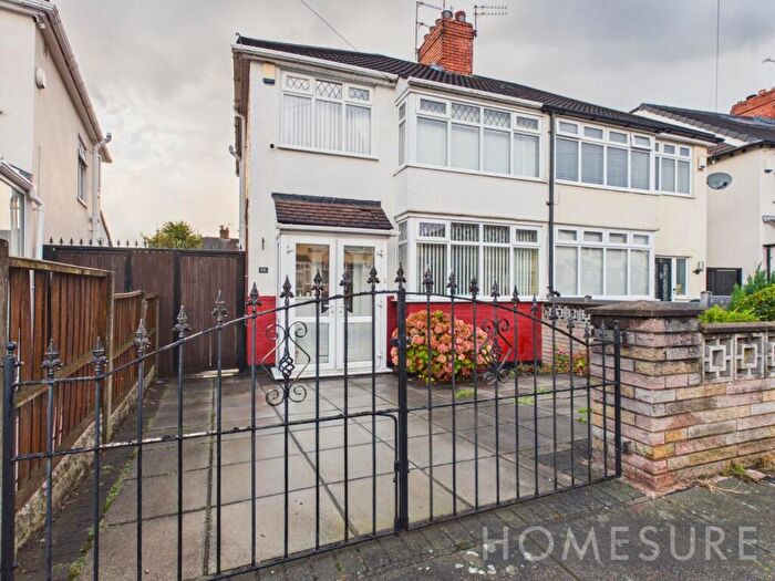 3 Bedroom Semi Detached House For Sale In Fairfield Crescent, Huyton, Liverpool, Merseyside, L36