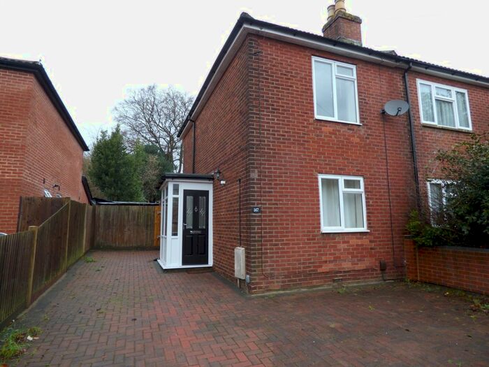 2 Bedroom Semi-Detached House To Rent In Osborne Road North, Portswood, Southampton, SO17