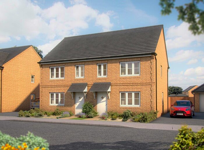 3 Bedroom Terraced House For Sale In "The Hazel" At Peacock Drive, Sawtry, Huntingdon, PE28