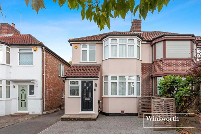 3 Bedroom Semi-Detached House For Sale In Oakhampton Road, Mill Hill East, London, NW7