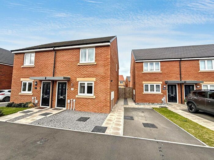 2 Bedroom Semi-Detached House For Sale In Foxglove Court, West Meadows, Cramlington, Northumberland, NE23