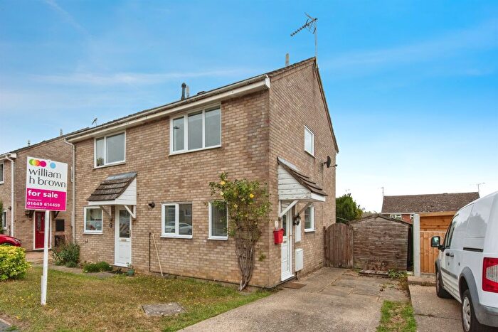 2 Bedroom Semi-Detached House For Sale In Morris Way, Needham Market, Ipswich, IP6