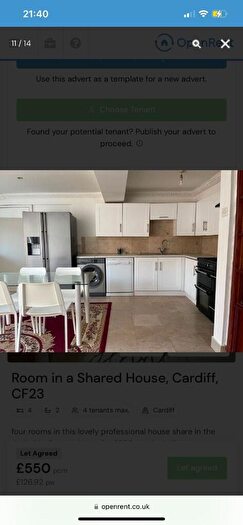 6 Bedroom House Of Multiple Occupation To Rent In Grafton Close, Cardiff(City), CF23