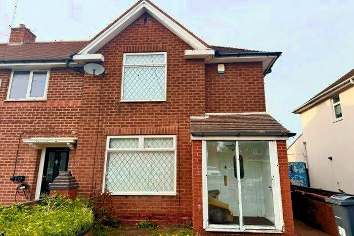 3 Bedroom Property To Rent In Wyndhurst Road, Birmingham, B33