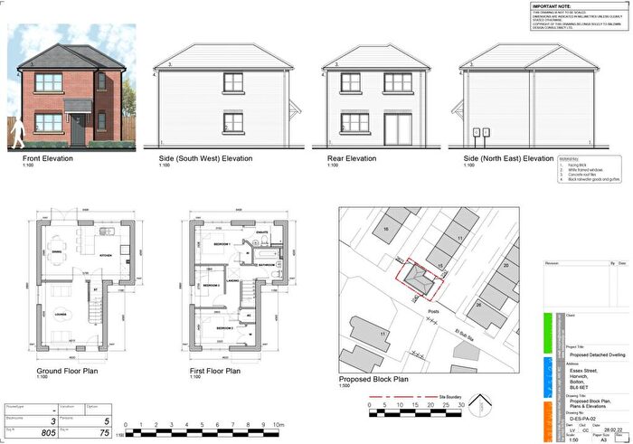3 Bedroom Detached House For Sale In Essex Street, Horwich, Bolton, Greater Manchester, BL6