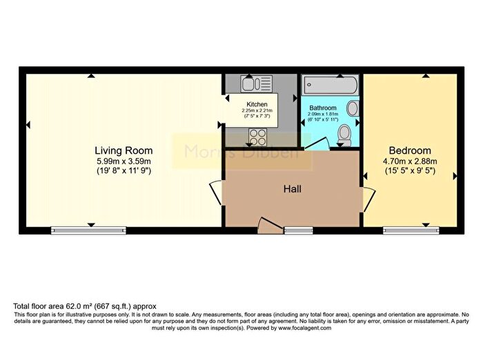 1 Bedroom Flat For Sale In Clarendon Road, Southsea, Hampshire, PO4