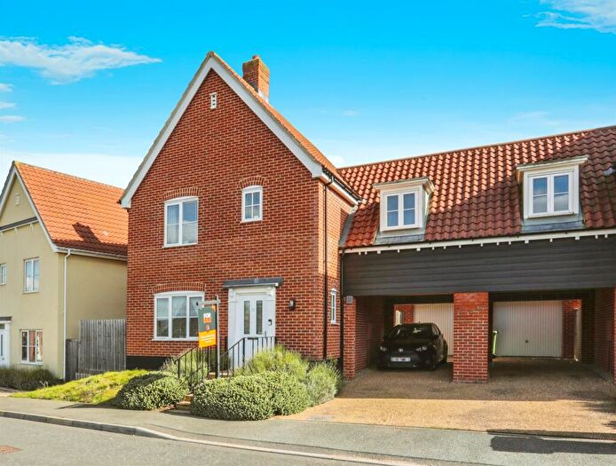3 Bedroom Link Detached House For Sale In Beech Road, Saxmundham, IP17