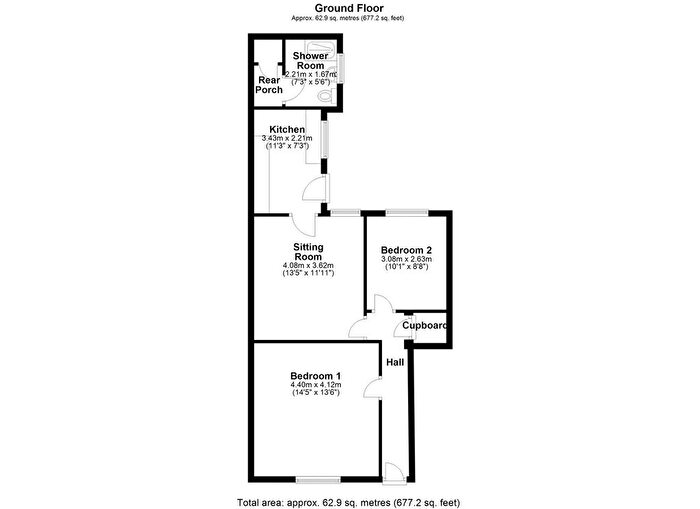 2 Bedroom Flat To Rent In Hawthorn Street, Newcastle Upon Tyne, Tyne And Wear, NE15