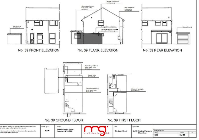 2 Bedroom End Of Terrace House For Sale In Winchester Close, Newport, NP20
