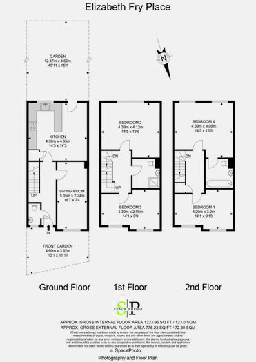 4 Bedroom Terraced House To Rent In Elizabeth Fry Place, Woolwich, SE18