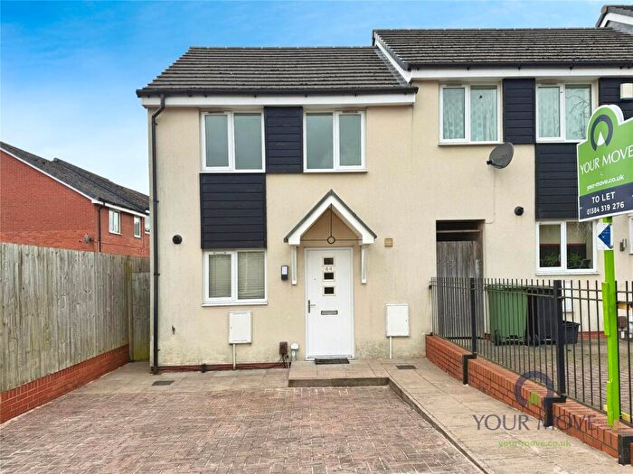 2 Bedroom Semi-Detached House To Rent In Bradfield Way, Dudley, West Midlands, DY1