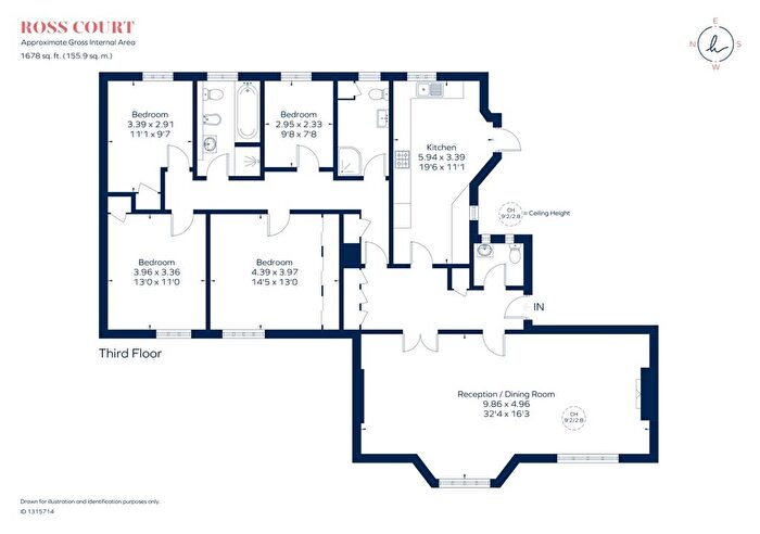 4 Bedroom Flat To Rent In Putney Hill, London, SW15