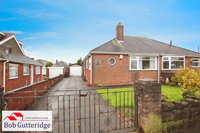 2 Bedroom Semi Detached Bungalow For Sale In Fearns Avenue, Bradwell, Newcastle-Under-Lyme, Staffordshire, ST5