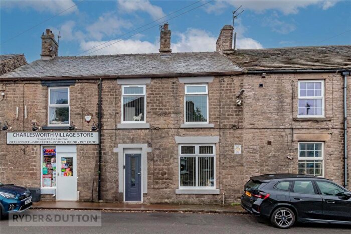 3 Bedroom Terraced House For Sale In Marple Road, Charlesworth, Glossop, Derbyshire, SK13